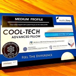 NEW unopened Cool-Tech Advanced Medium Profile Pillow